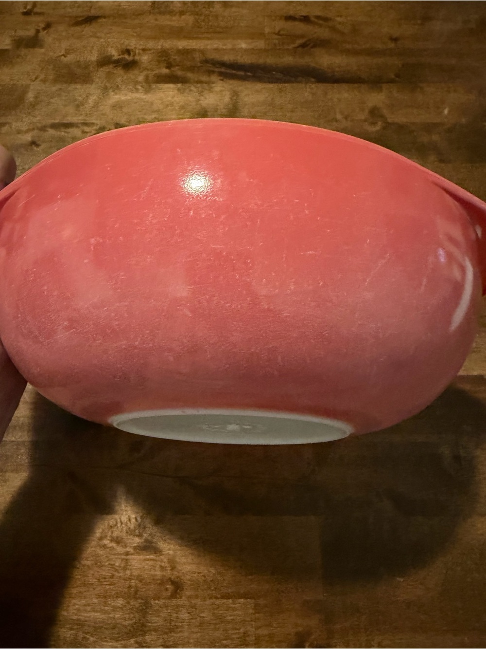 Vintage Pyrex flamingo pink #15
